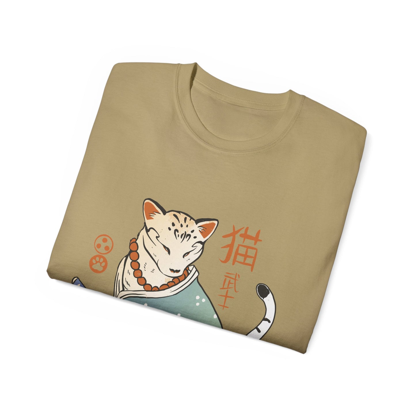 Mens Cat Samurai Tee 2