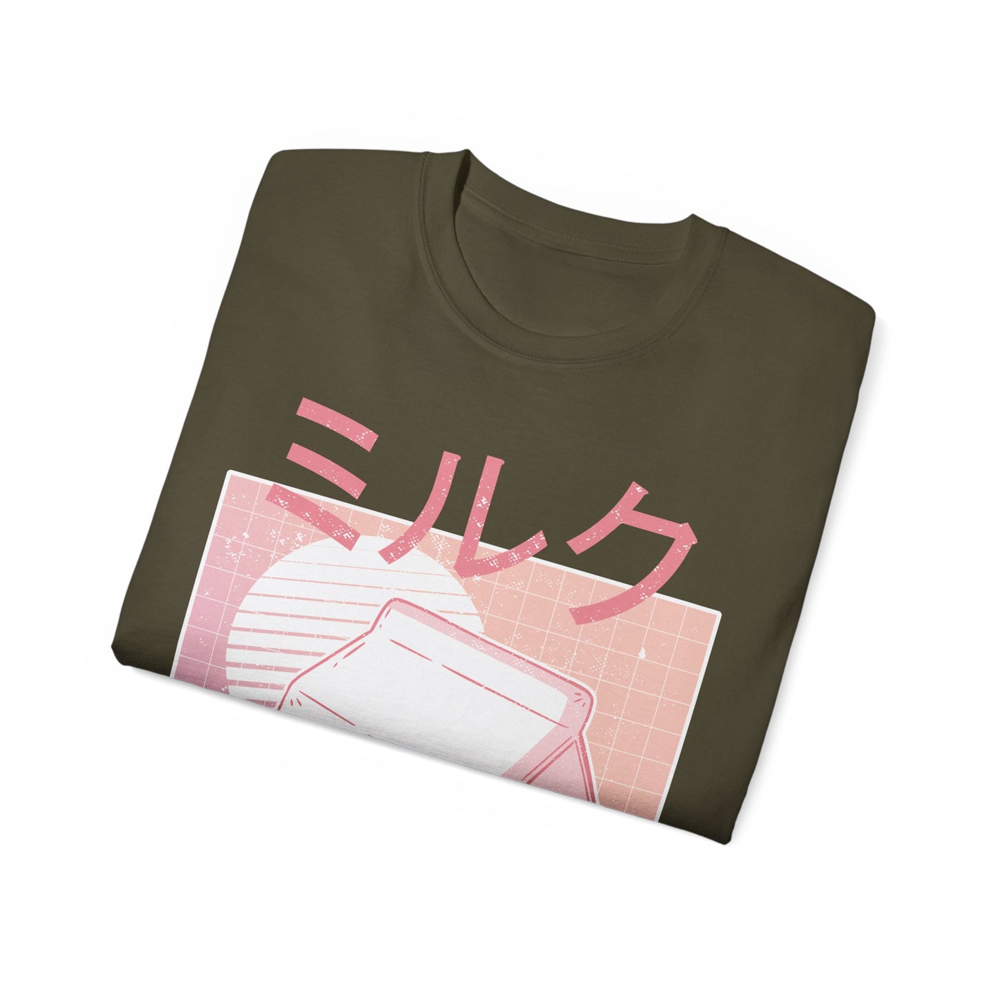 Mens Vaporwave Strawberry Milk Tee