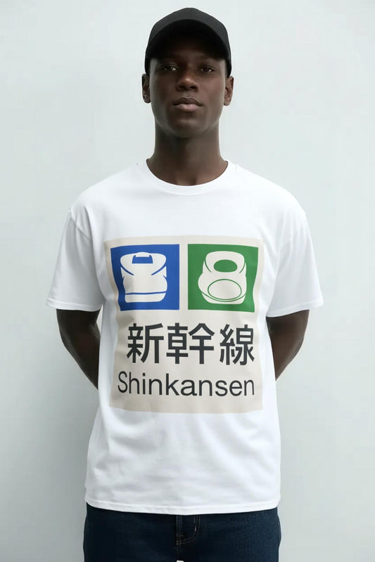 Mens Shinkansen Bullet Train Tee