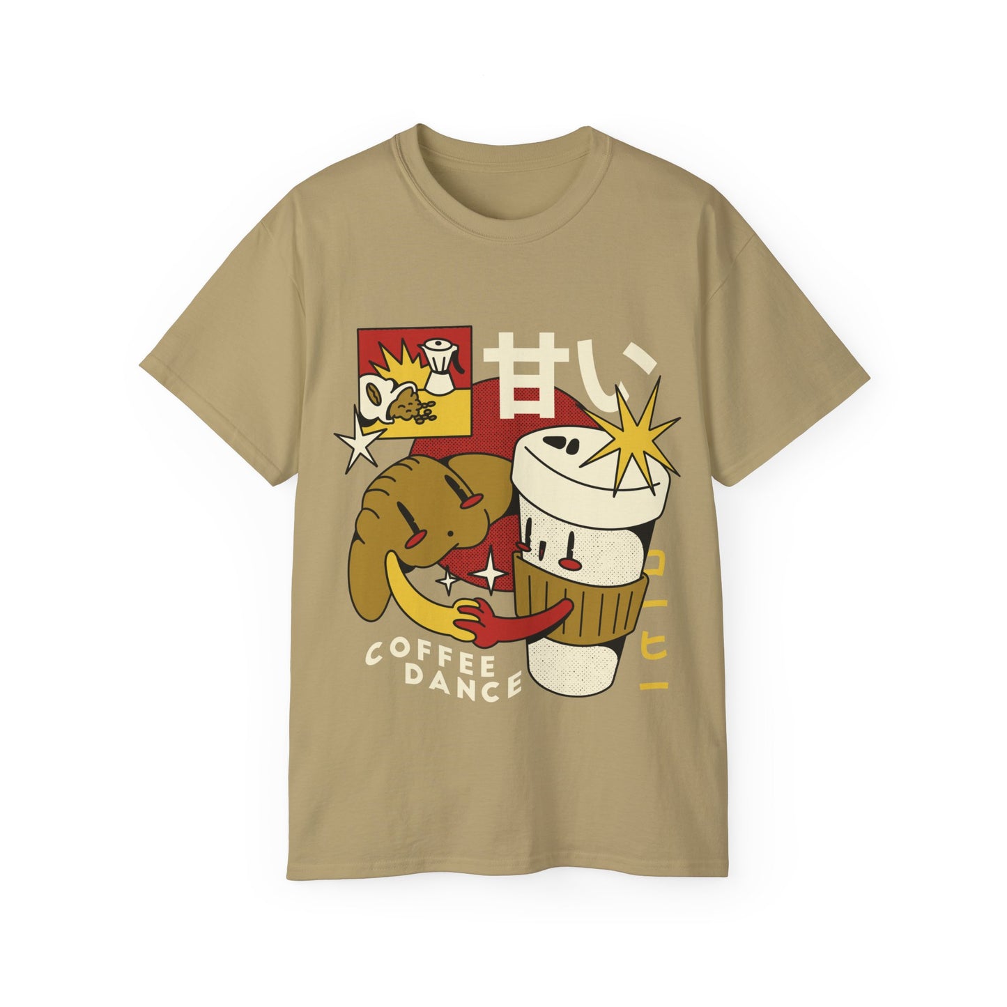 Mens Cartoon Croissant Tee