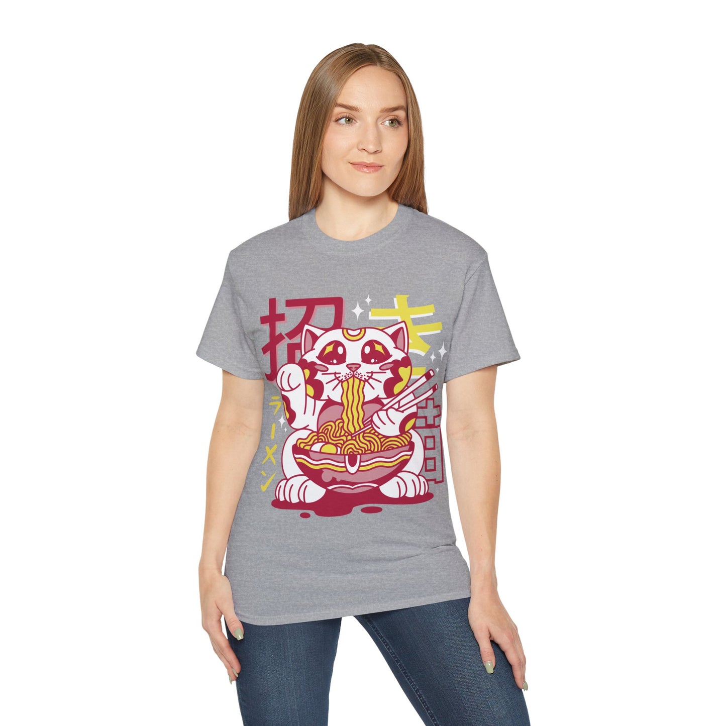 Mens Maneki Cat Ramen Tee