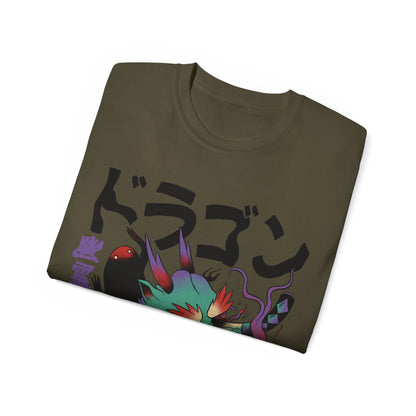 Womens Psychedelic Dragon Tee