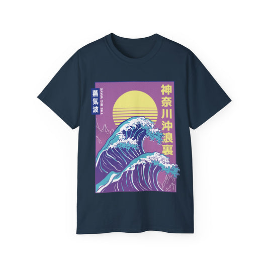 Mens Vaporwave Wave Tee