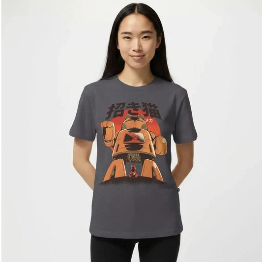 Womens Robot Cat Tee