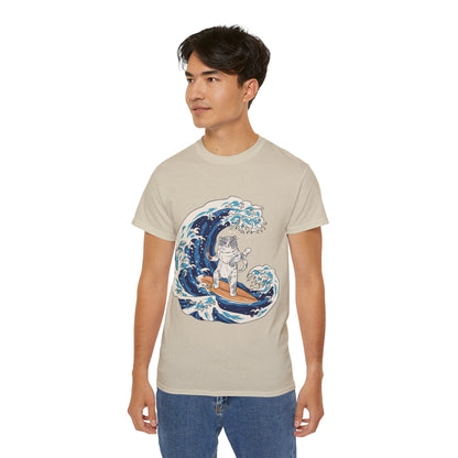 Mens Cat Surfing Tee 2