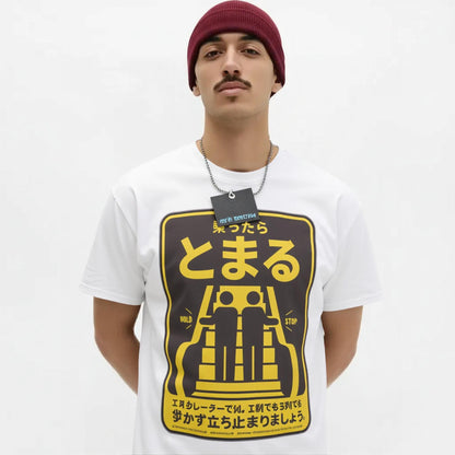 Mens Metro Escalator Danger Tee