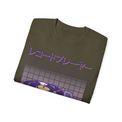 Mens Vaporwave Turntable Tee