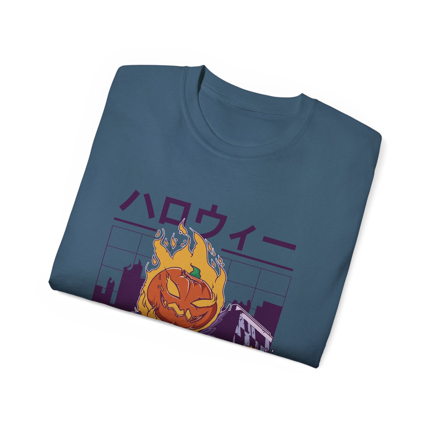 Womens Vaporwave Pumpkin T-Shirt