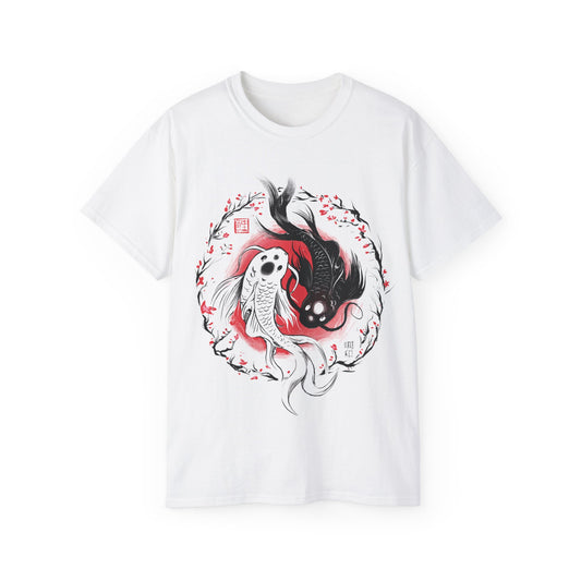 Womens Koi Yin Yang Tee