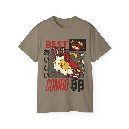 Womens Cartoon Breakfast Tee