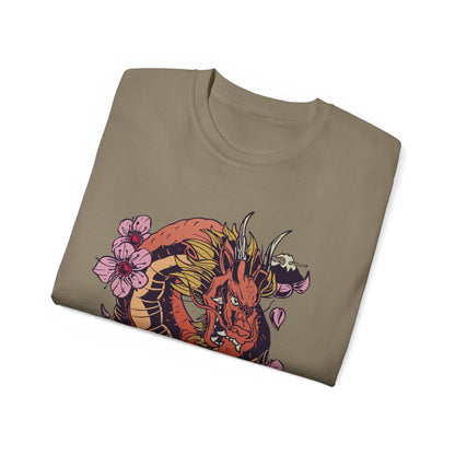 Mens Dragon Sakura Tee