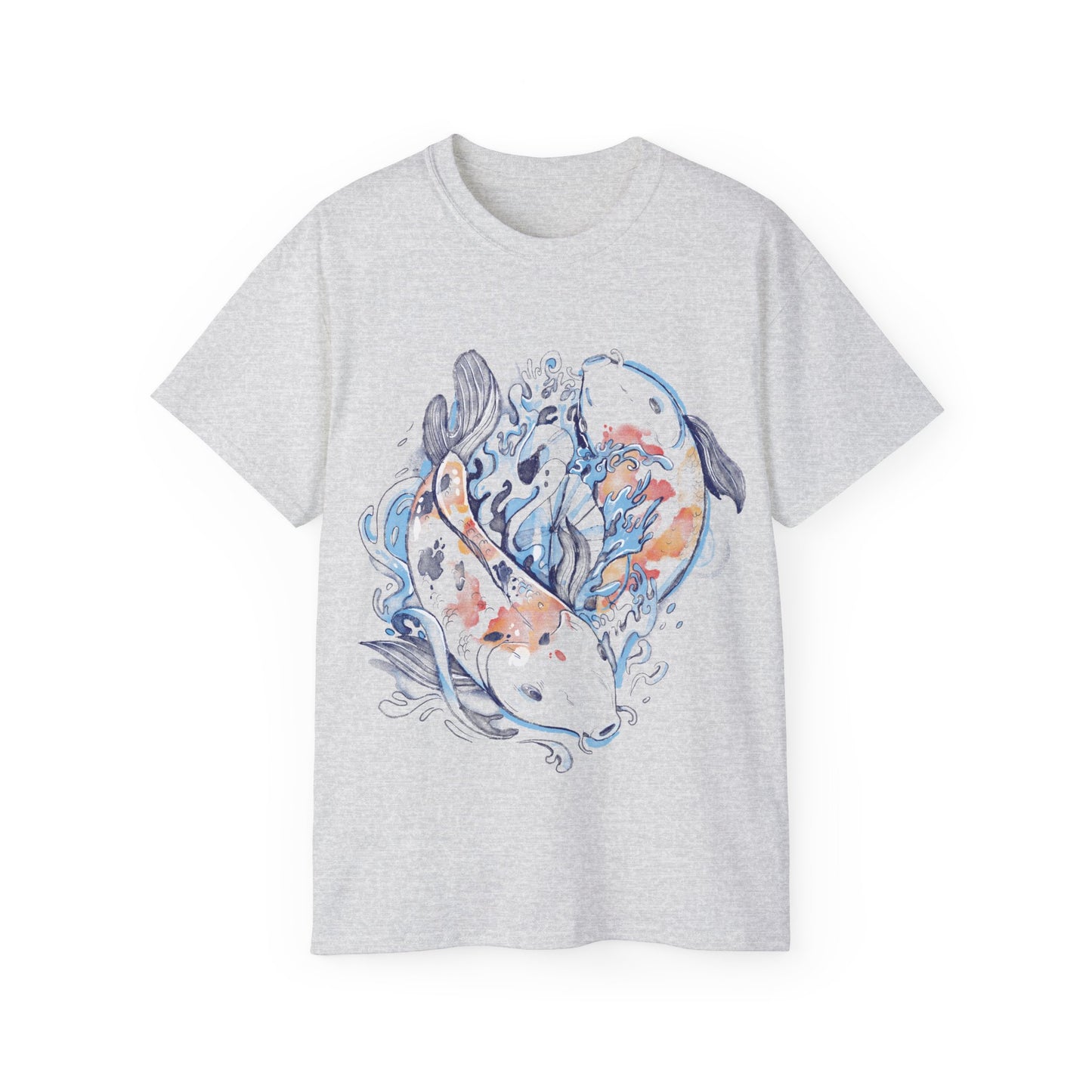 Mens Koi Watercolour Tee