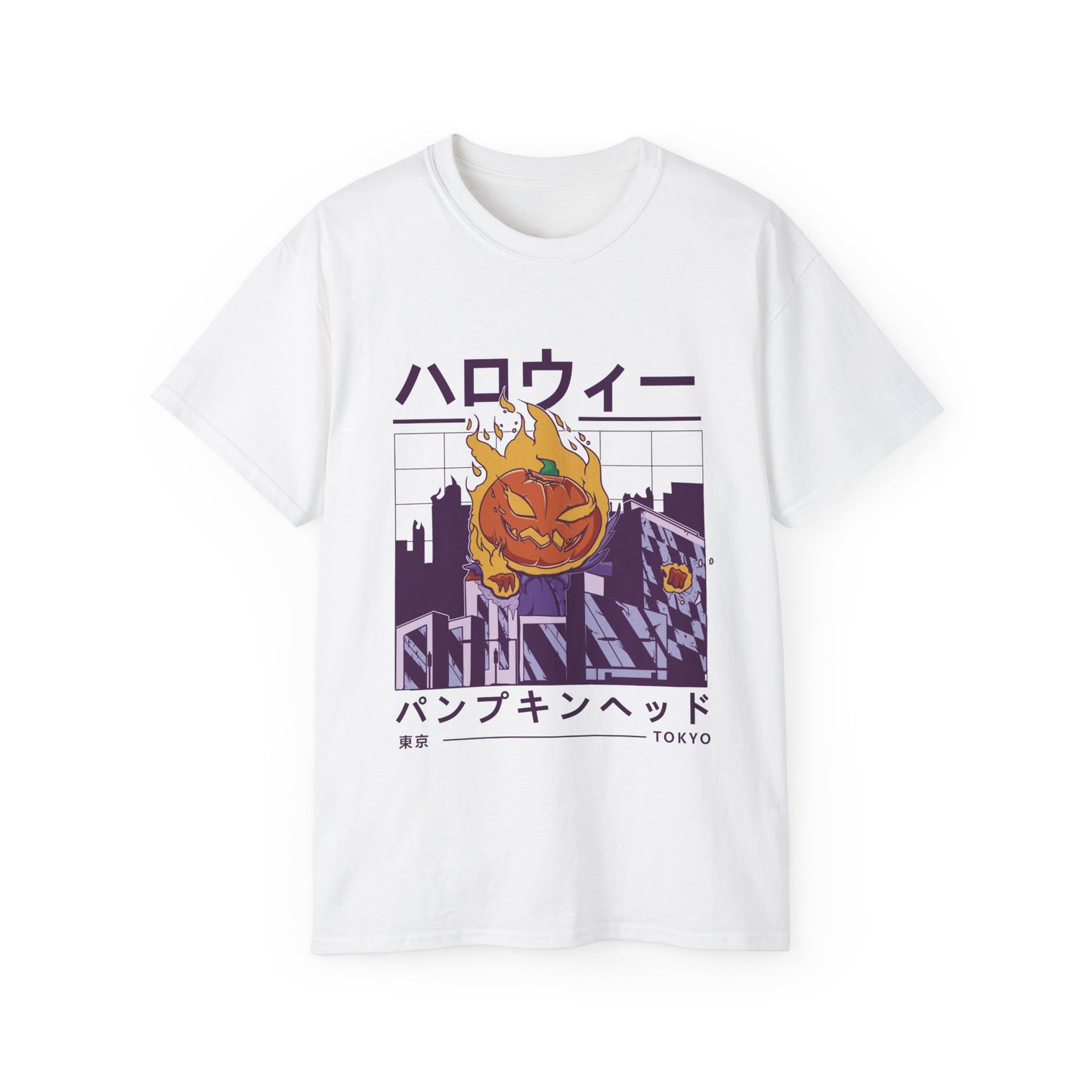 Womens Vaporwave Pumpkin T-Shirt