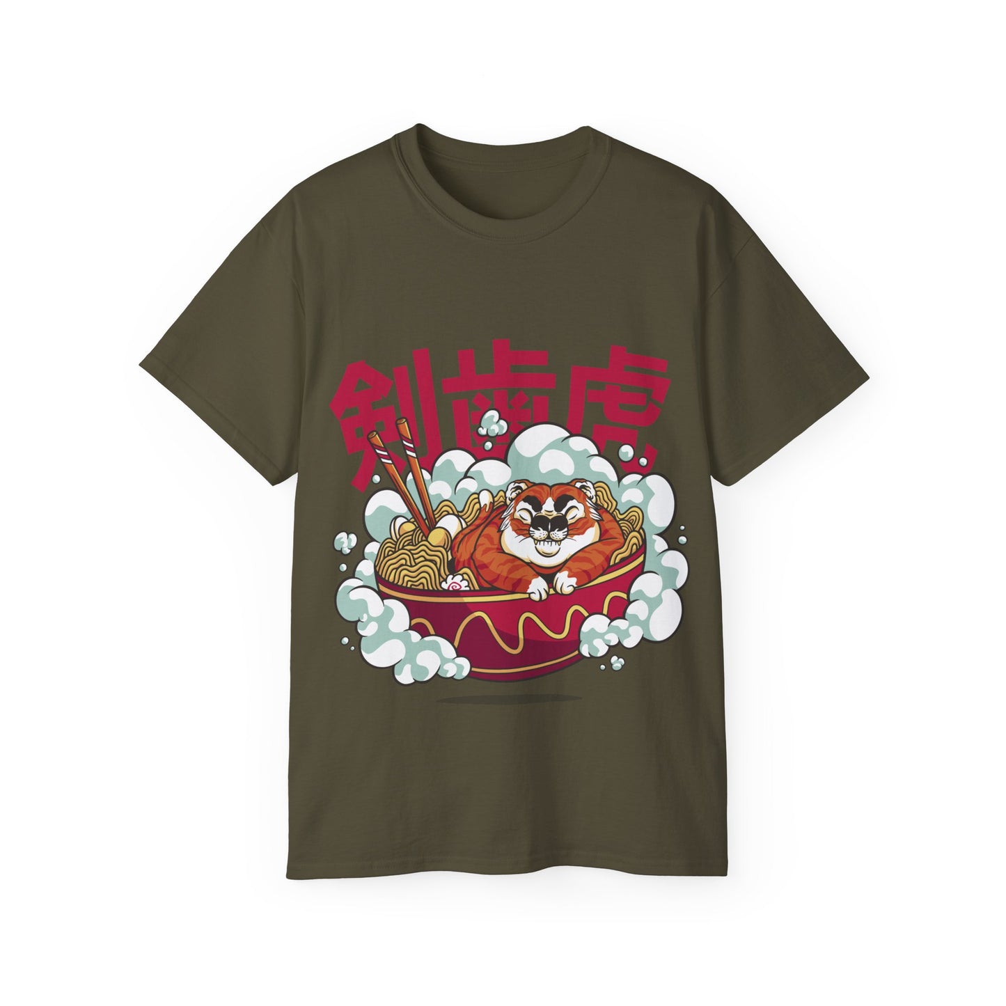 Womens Sleepy Tiger Ramen Tee