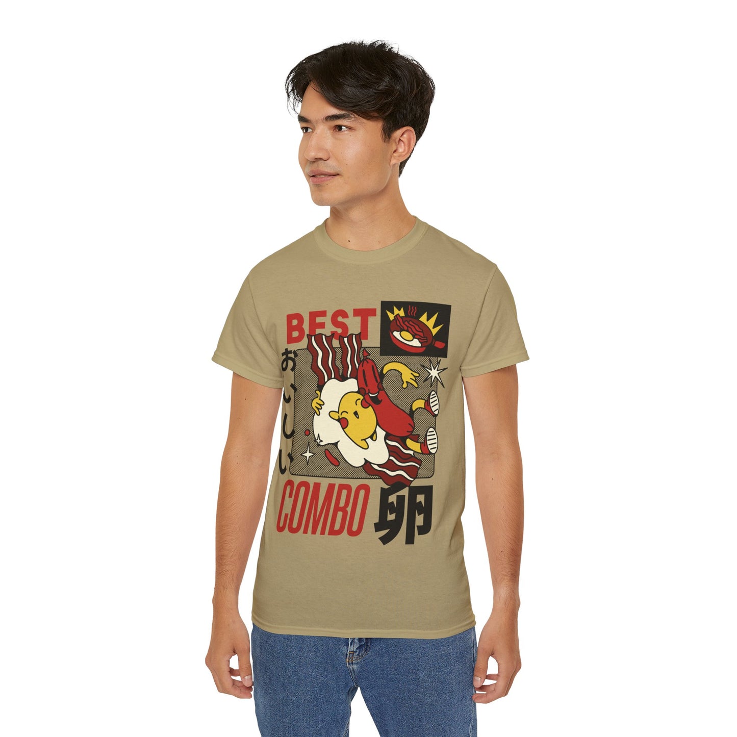 Mens Cartoon Breakfast Tee