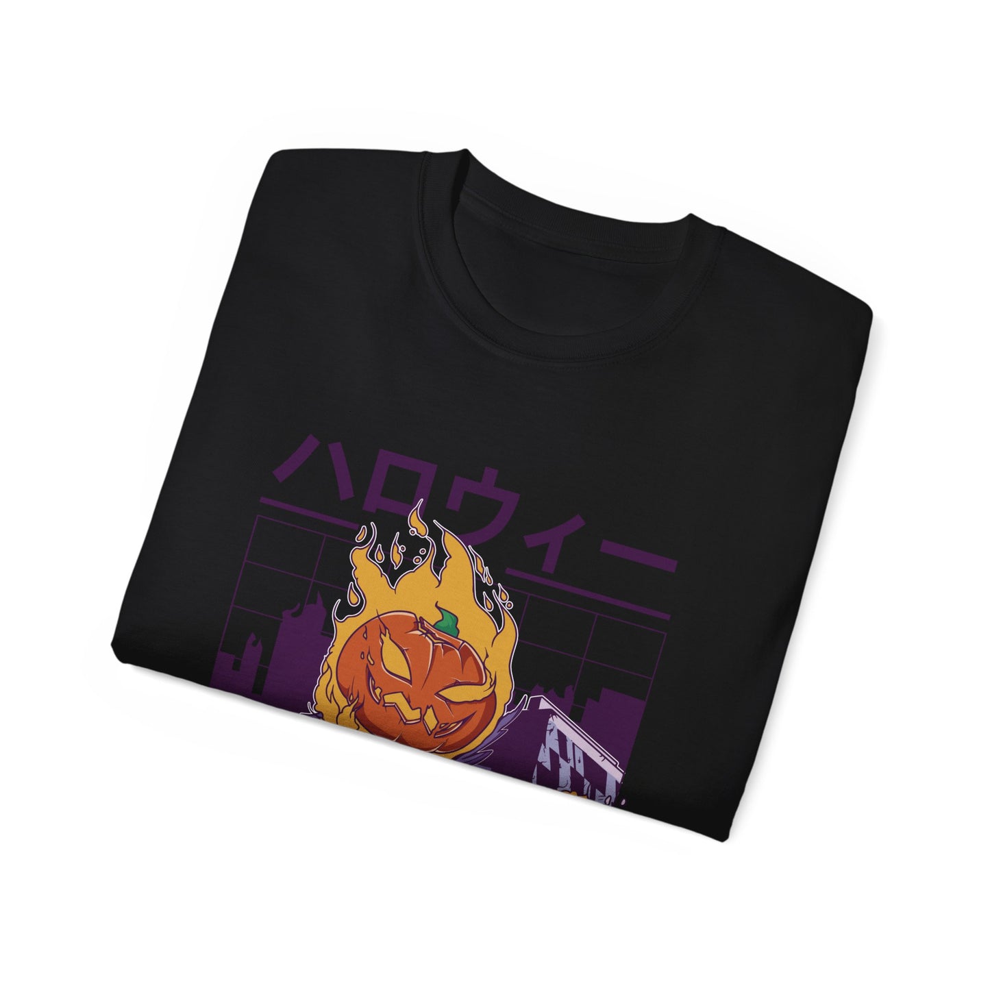 Womens Vaporwave Pumpkin T-Shirt