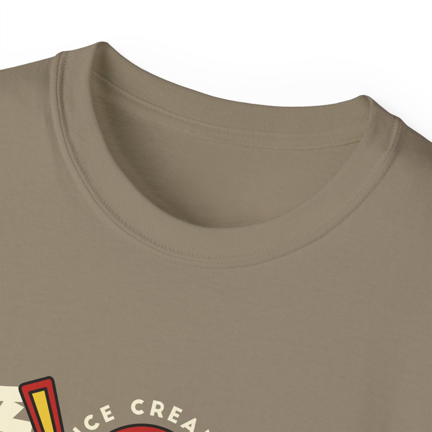 Womens Cartoon Ice Cream Tee