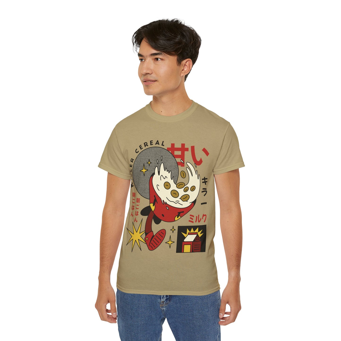 Mens Cartoon Cereal Killer Tee