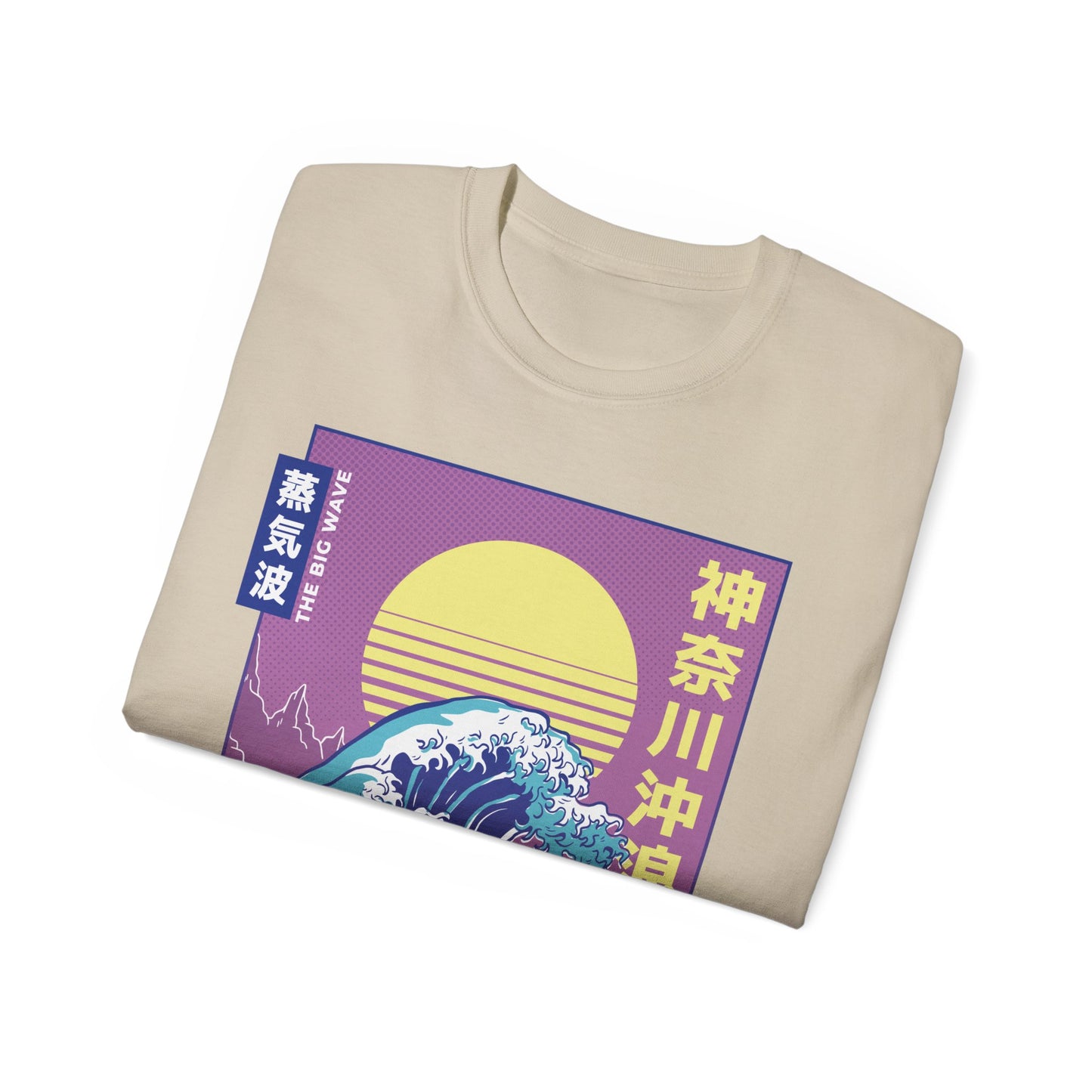 Womens Vaporwave Wave Tee