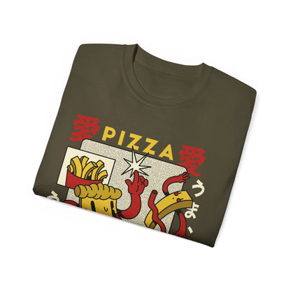 Mens Cartoon Pizza Tee