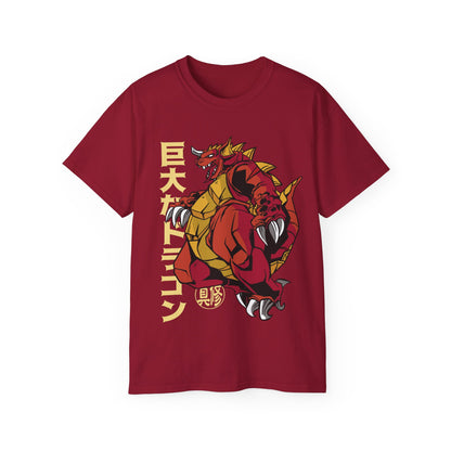 Mens Red Godzilla Tee