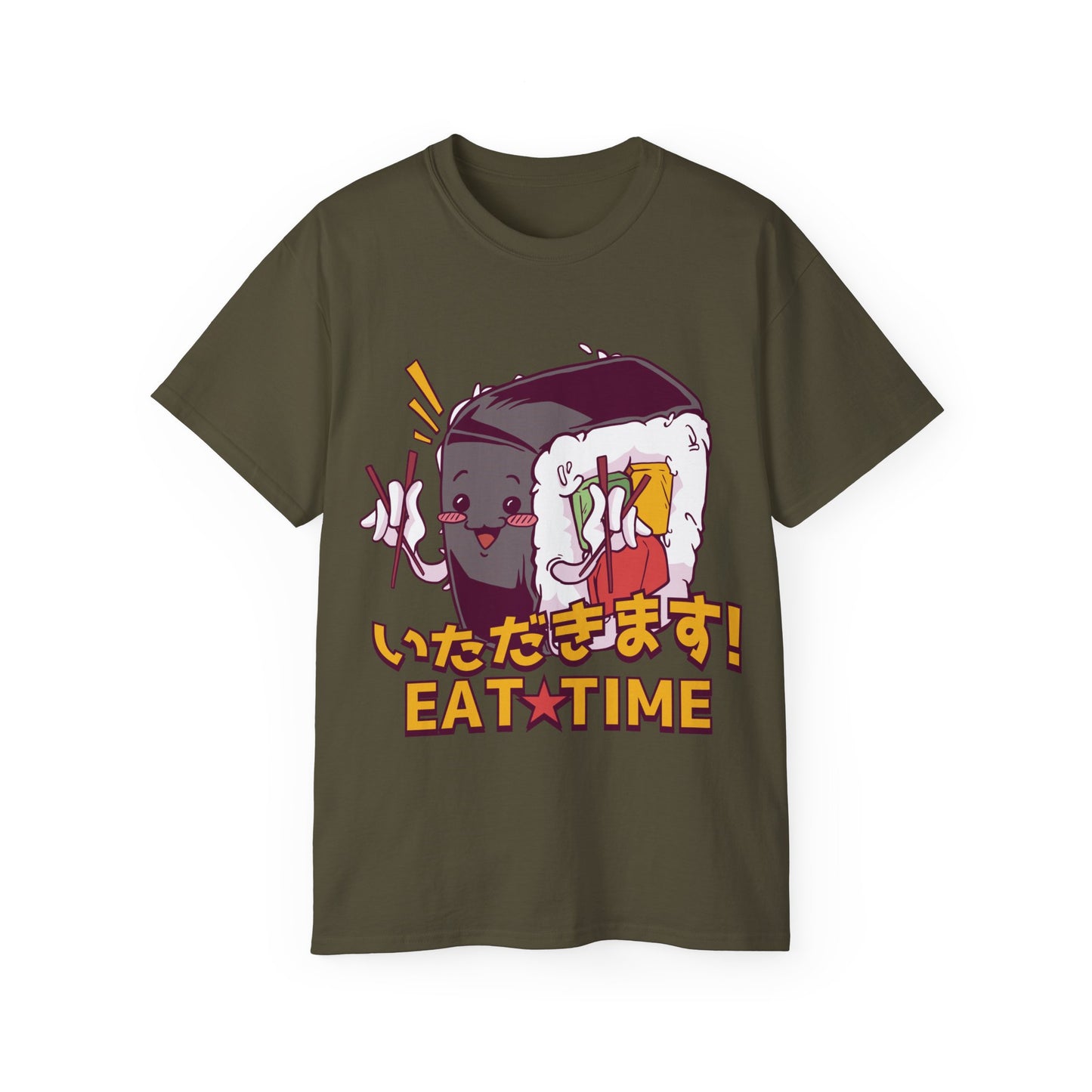 Mens Sushi Eat Time Tee