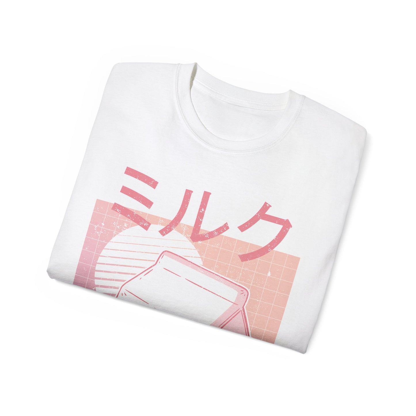 Mens Vaporwave Strawberry Milk Tee