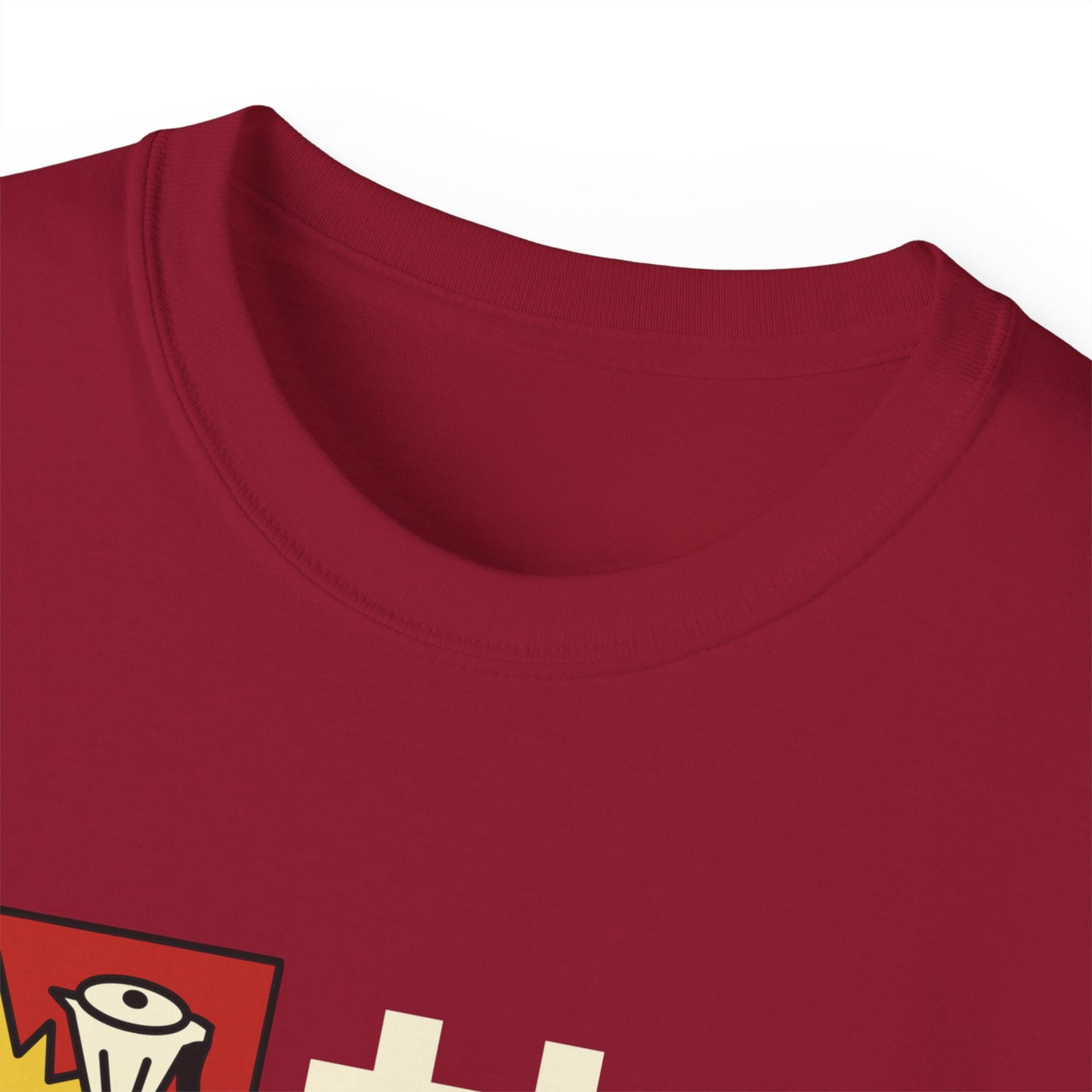 Womens Cartoon Croissant Tee