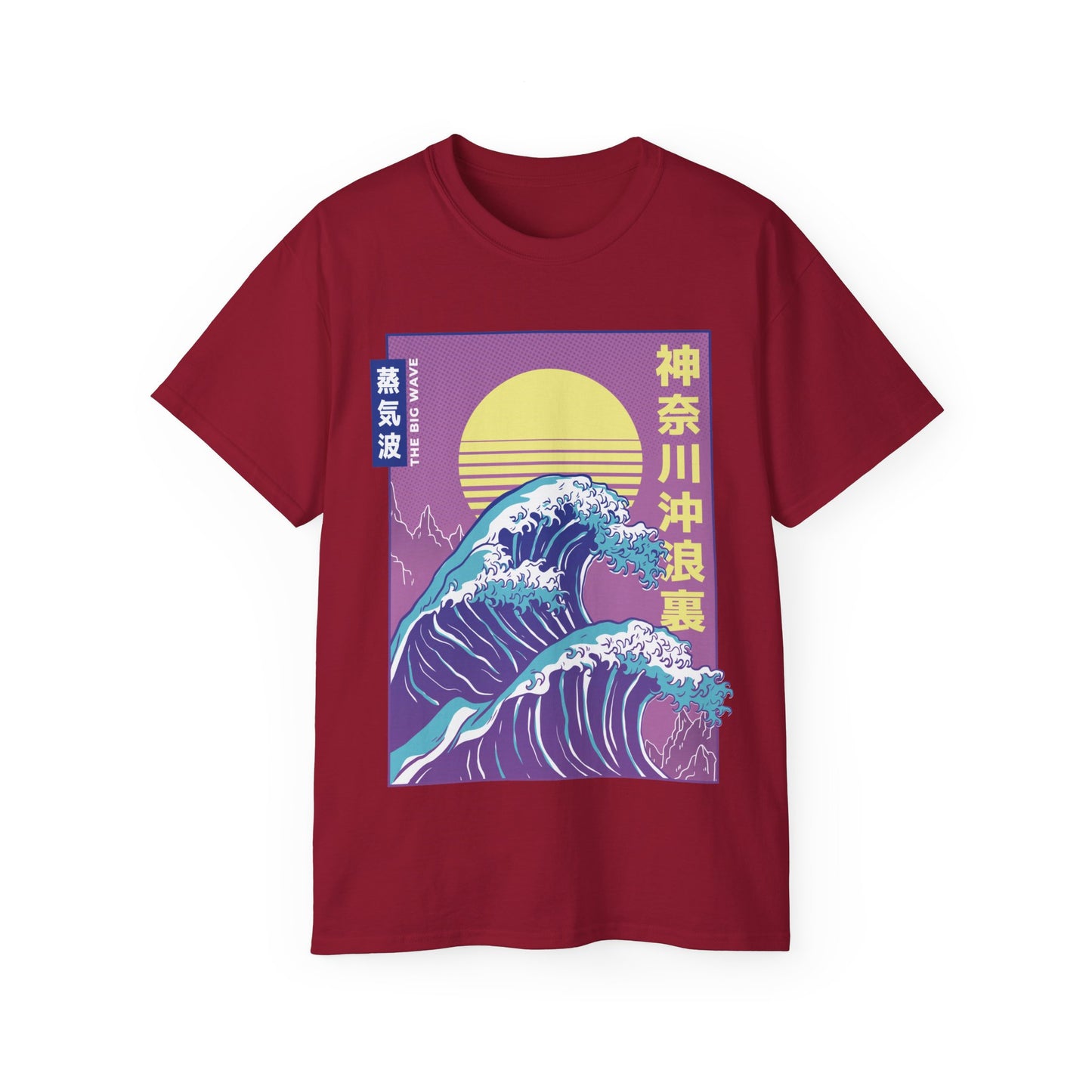 Womens Vaporwave Wave Tee