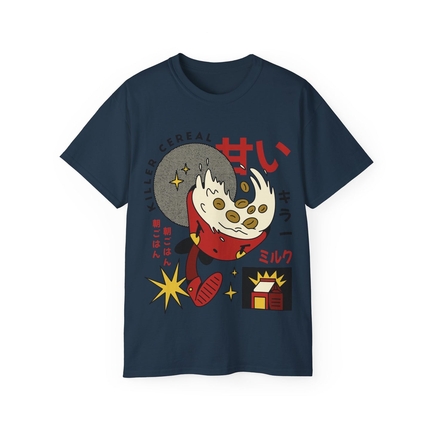 Mens Cartoon Cereal Killer Tee