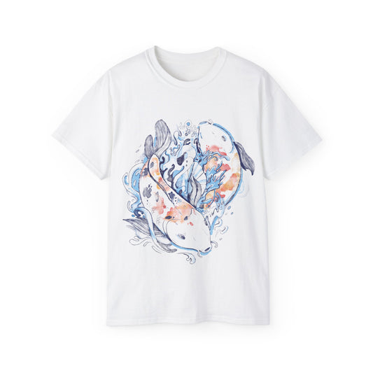 Womens Koi Watercolour Tee