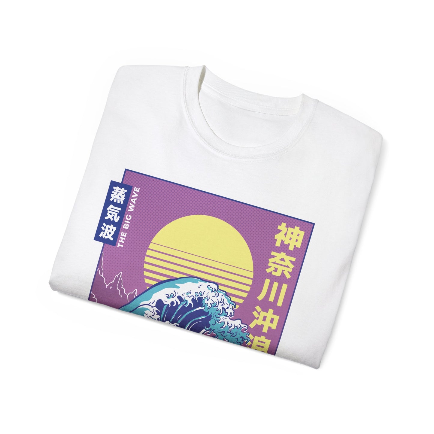 Womens Vaporwave Wave Tee