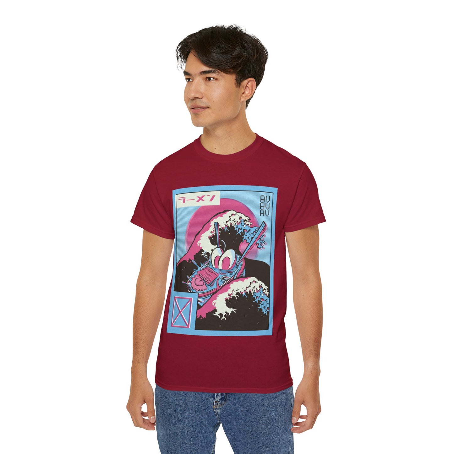 Mens Vaporwave Ramen Tee