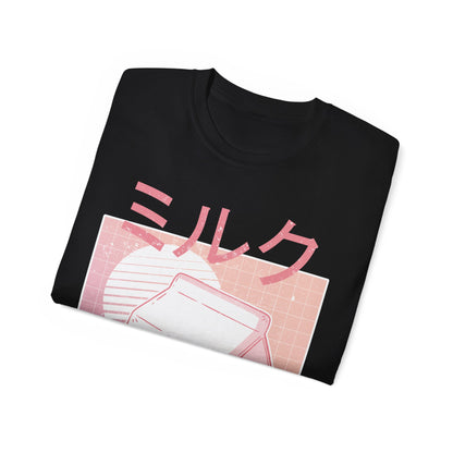 Mens Vaporwave Strawberry Milk Tee