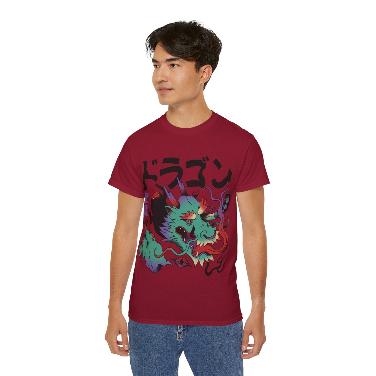 Mens Psychedelic Dragon Tee