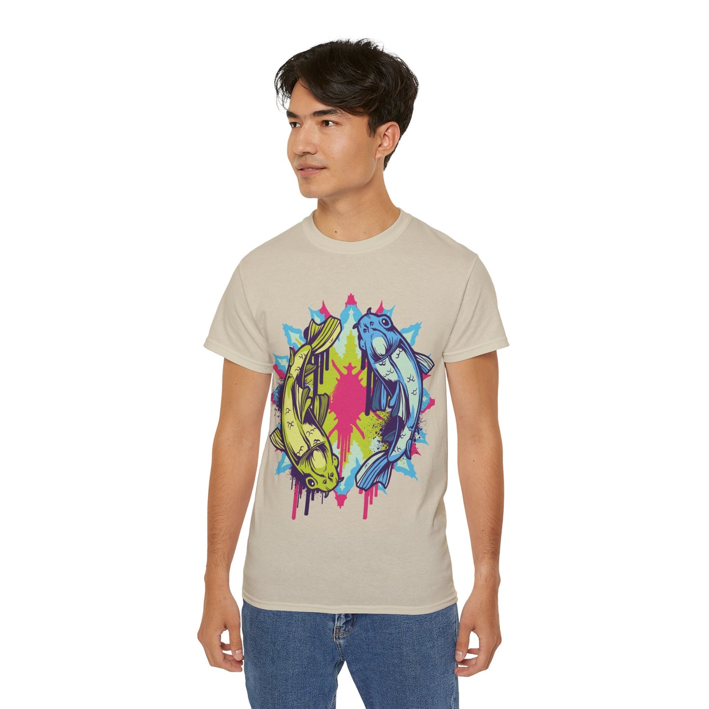 Mens Koi Colorful Tee