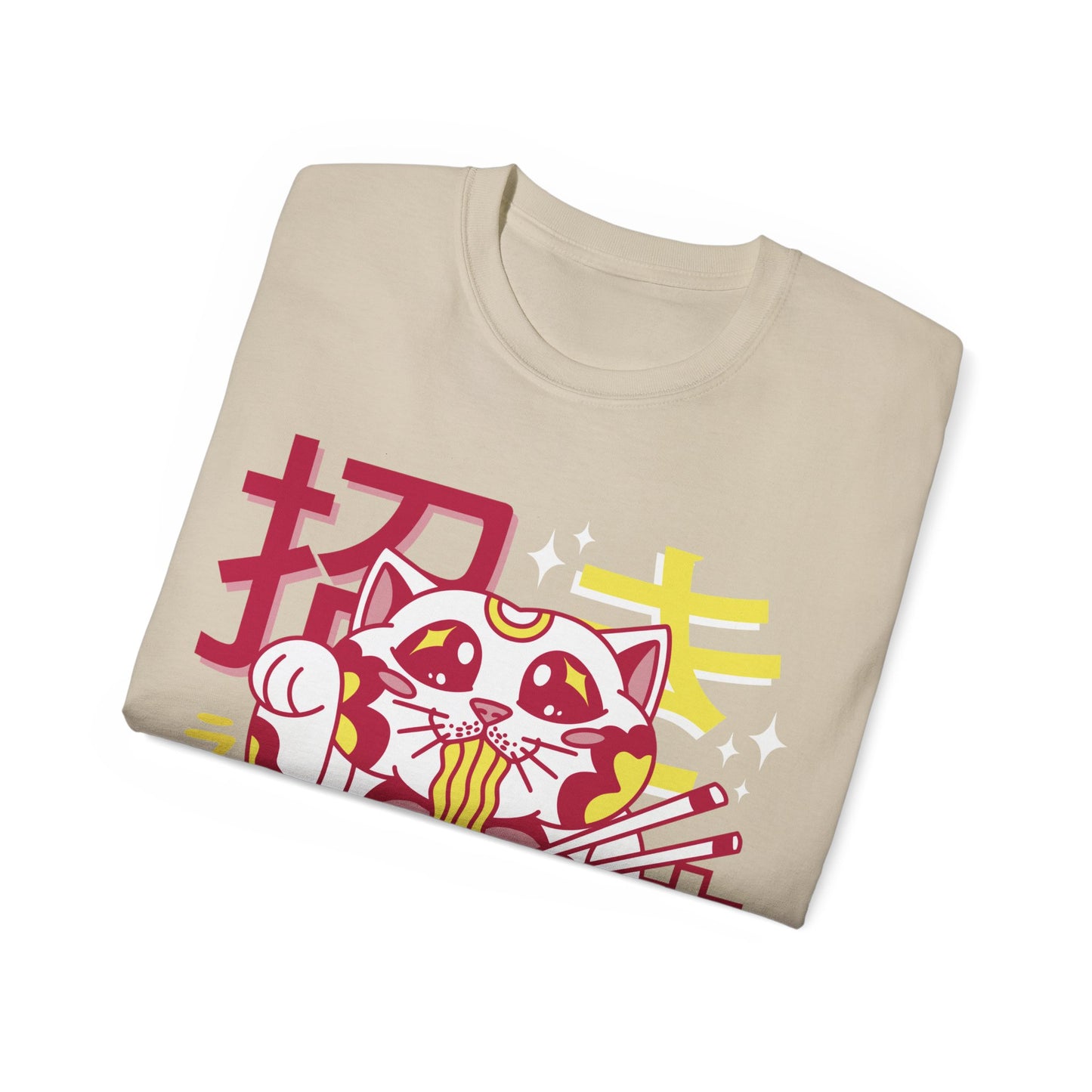 Mens Maneki Cat Ramen Tee