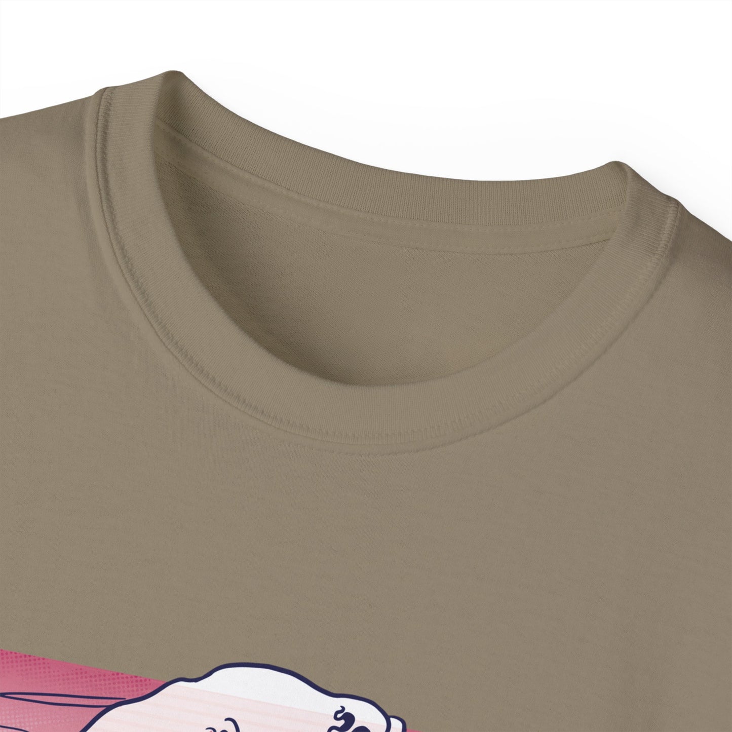 Mens Vaporwave Surfing Axolotl Tee