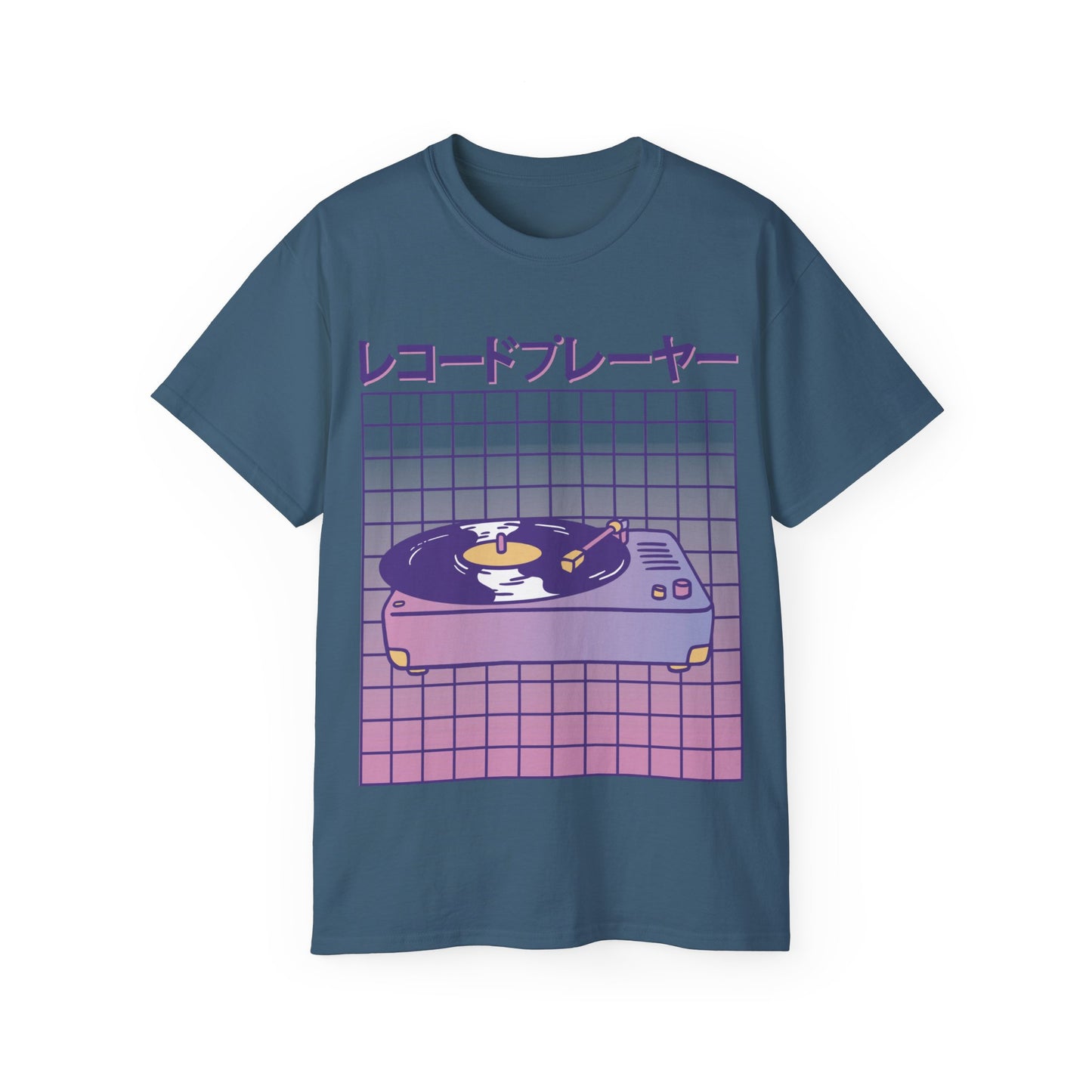 Womens Vaporwave Turntable T-Shirt