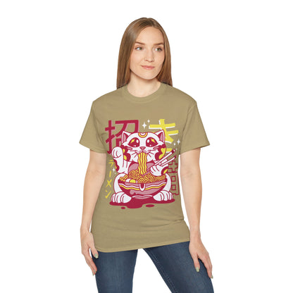 Mens Maneki Cat Ramen Tee