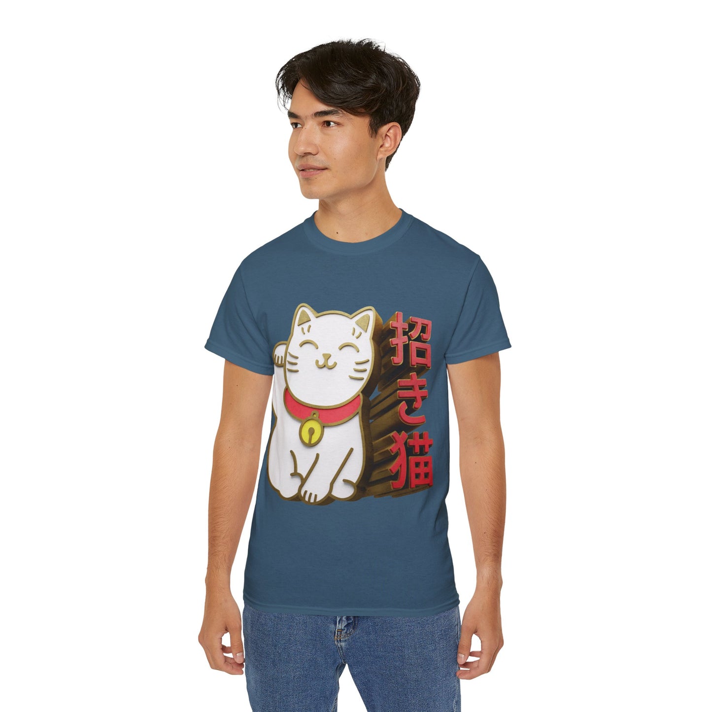 Mens Maneki Neko 3D Tee