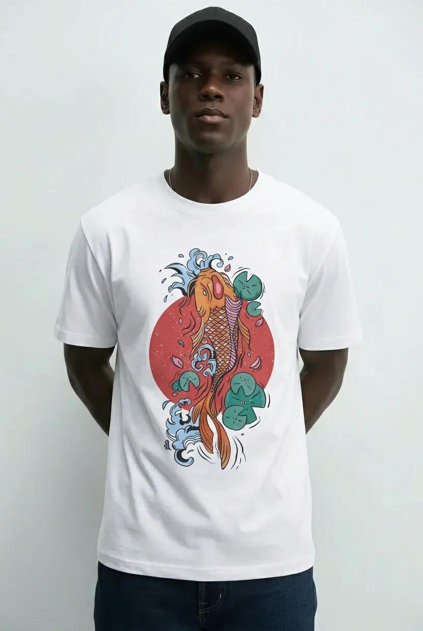 Mens Koi Fish Tee 3