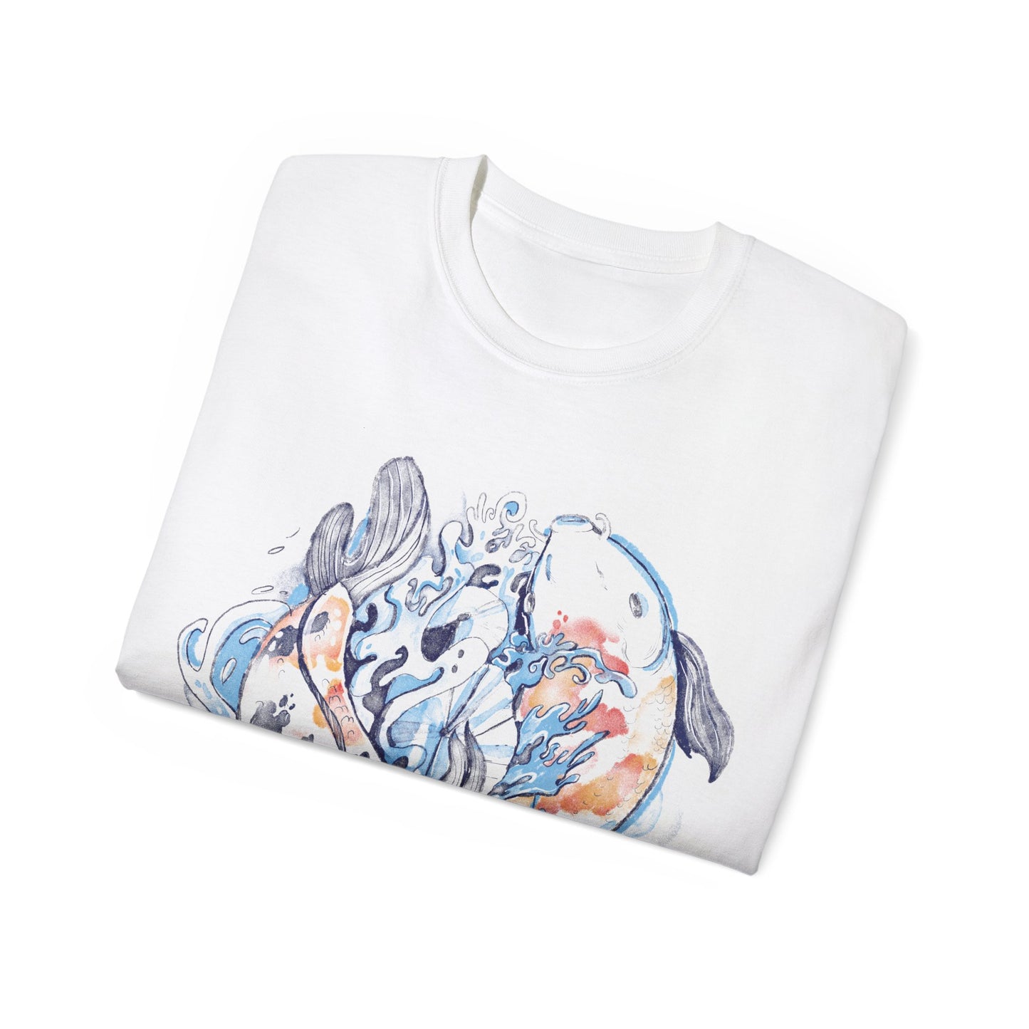 Mens Koi Watercolour Tee