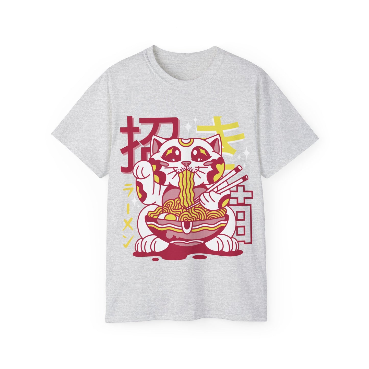 Mens Maneki Cat Ramen Tee