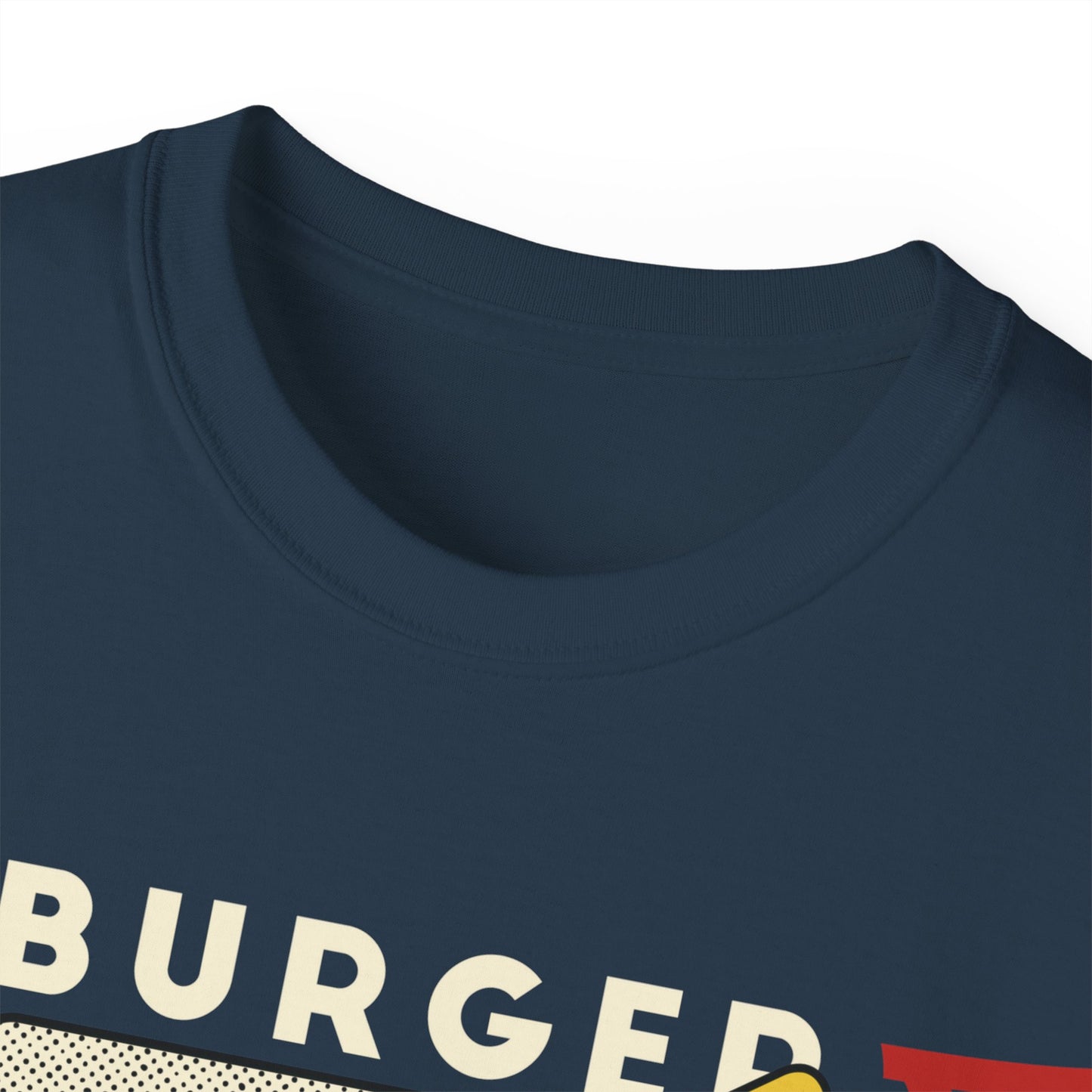Womens Cartoon Burger & Soda Tee