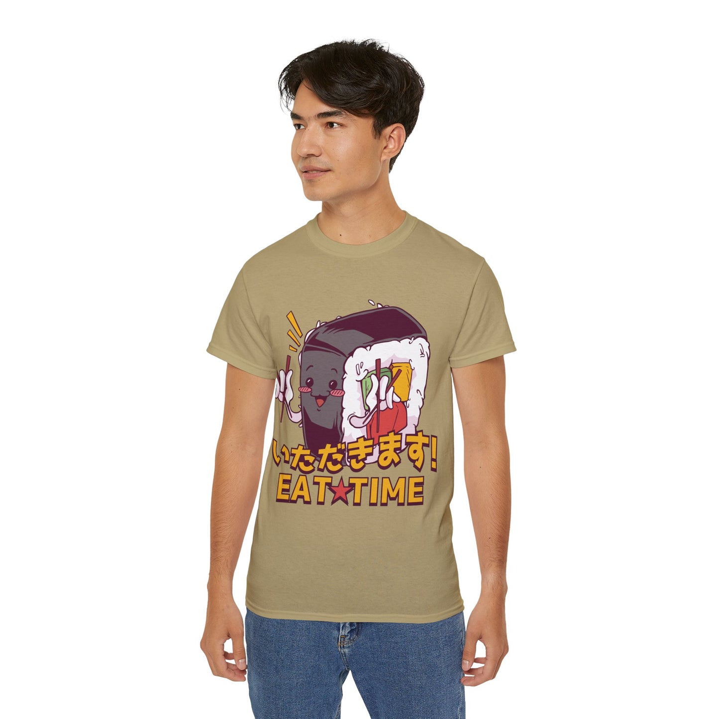 Mens Sushi Eat Time Tee