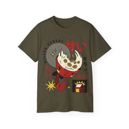 Womens Cartoon Cereal Killer Tee