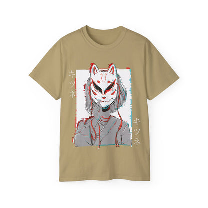 Mens Kitsune Mask Glitch Tee