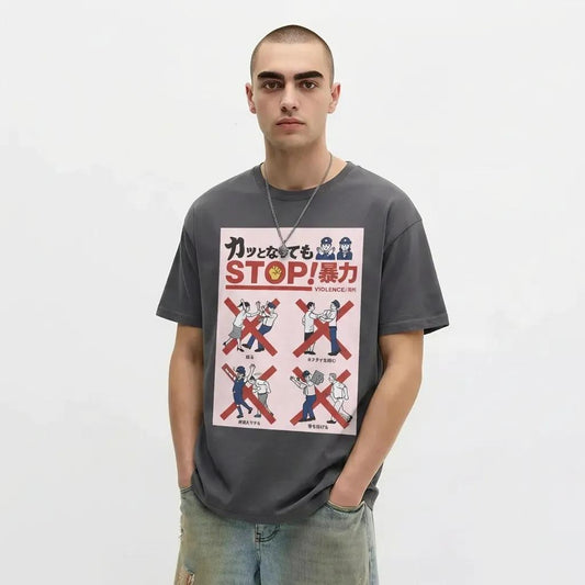 Mens Stop Violence Tee