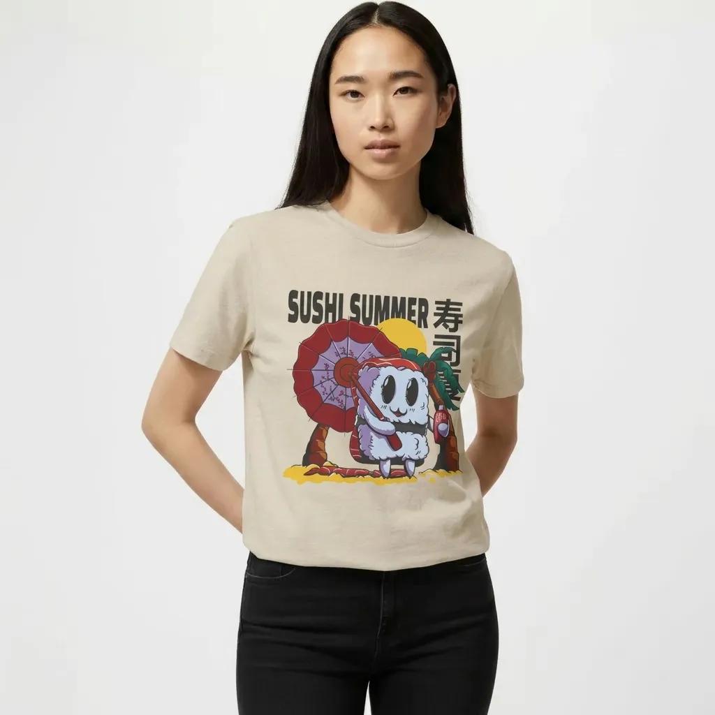 Womens Sushi Summer Tee